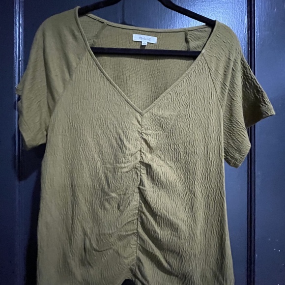 Madewell Ruched Top - Small - Picture 1 of 5